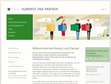 Tablet Screenshot of florentzundpartner.de